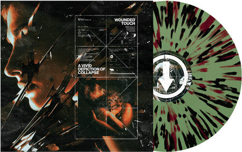 Wounded Touch - A Vivid Depiction of Collapse - Green/Red/Black Splatter LP (Colored Vinyl, Splatter, Green, Red, Black, Limited Edition) (Preorder: Ships June 06, 2025) ; VINYLGLOB