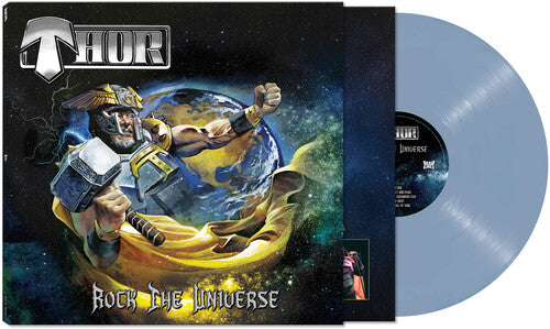 Thor - Rock The Universe LP (Limited Edition, Colored Vinyl, Blue) (Preorder: Ships June 06, 2025) ; VINYLGLOB