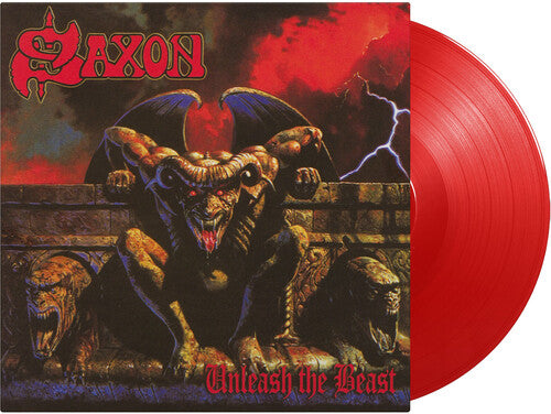 Saxon - Unleash The Beast - Limited 180-Gram Red Colored Vinyl LP (Holland - Import, Limited Edition, 180 Gram Vinyl, Colored Vinyl, Red) (Preorder: Ships June 20, 2025) ; VINYLGLOB