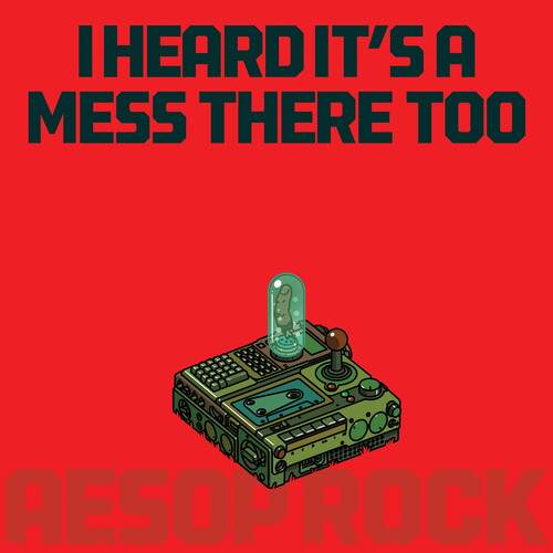 Aesop Rock - I Heard It's a Mess There Too LP (Red Colored Vinyl) (Preorder: Ships December 12, 2025) ; VINYLGLOB