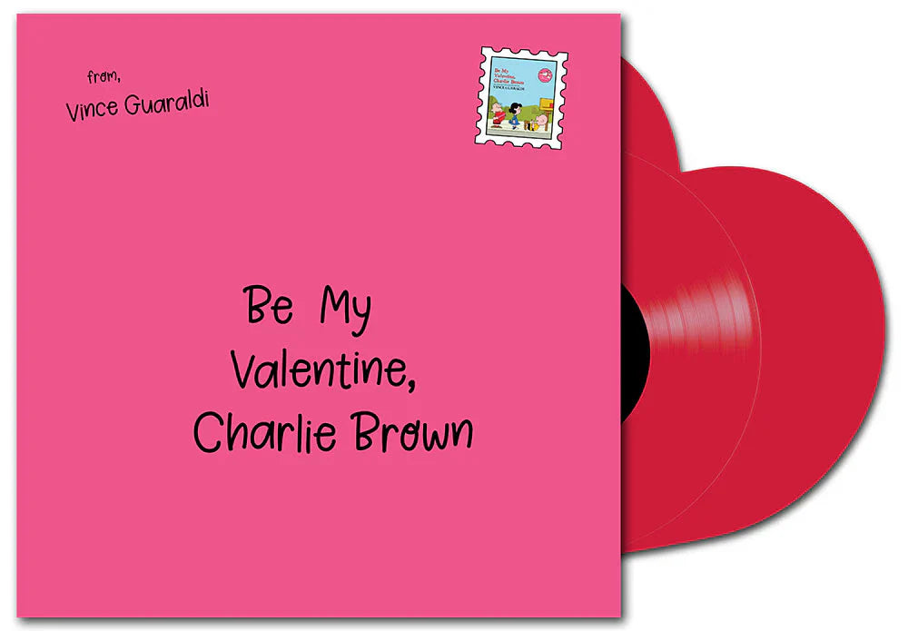 Vince Guaraldi - Be My Valentine, Charlie Brown 12" Single (Original Soundtrack) (Indie Exclusive, Red Colored Vinyl, Heart-Shaped, 45 RPM) (Preorder: Ships January 23, 2026) ; VINYLGLOB