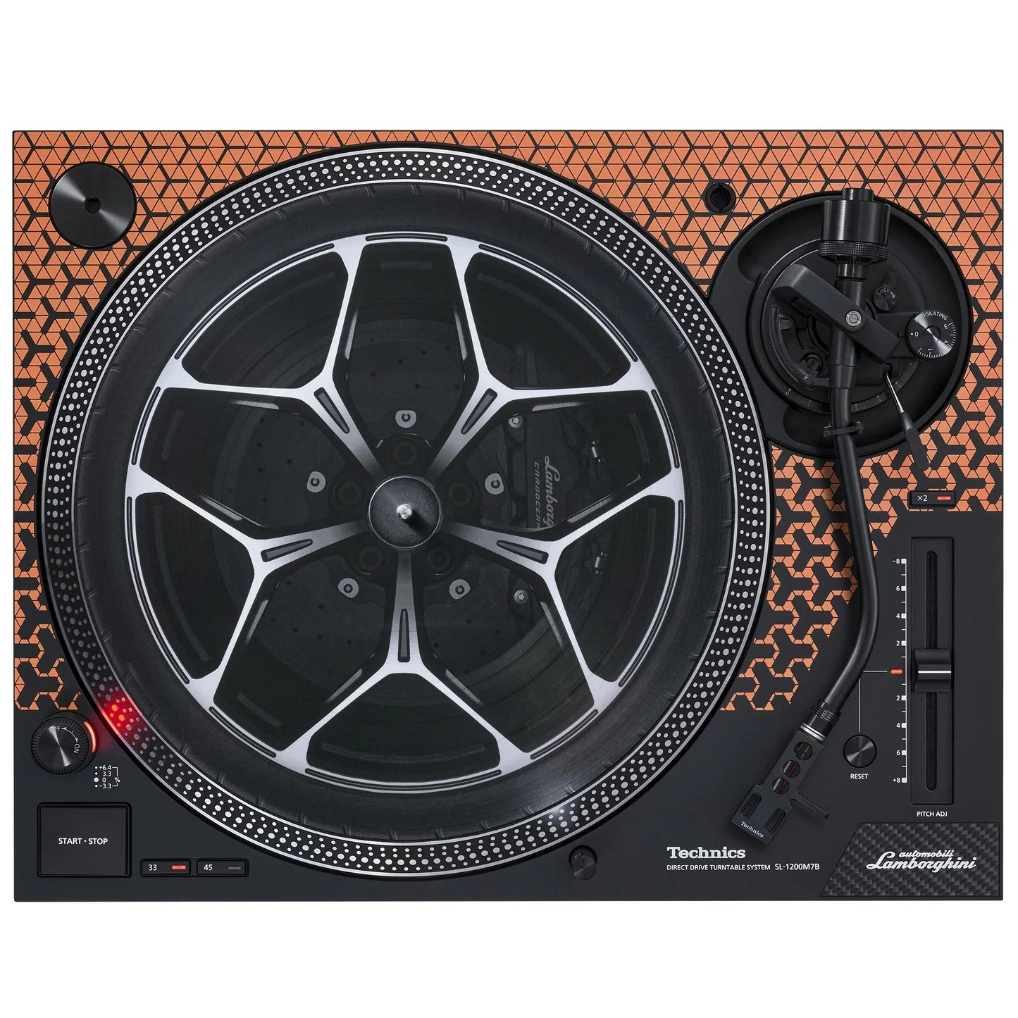 Technics for Automobili Lamborghini - SL-1200M7B Turntable ; VINYLGLOB