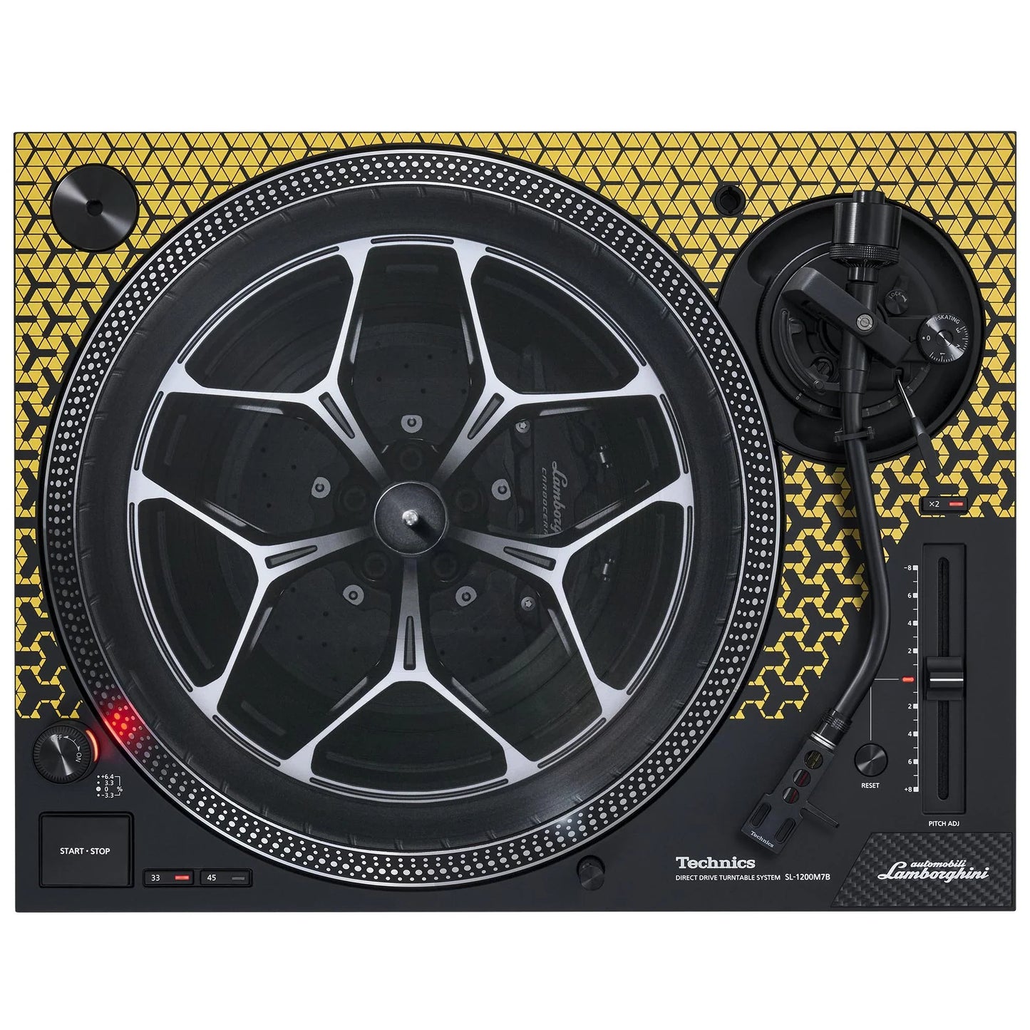 Technics for Automobili Lamborghini - SL-1200M7B Turntable ; VINYLGLOB