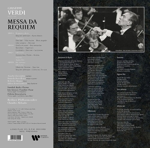 Claudio Abbado - Verdi: Messa da Requiem 2LP [Vinyl]