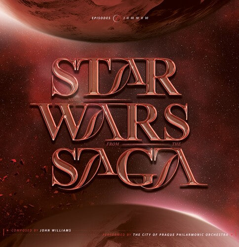 City of Prague Philharmonic Orchestra - Star Wars Saga (Original Soundtrack) 2LP (Red Colored Vinyl) [Vinyl]