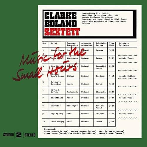 Clarke Boland Sextett - Music For The Small Hours LP [Vinyl]