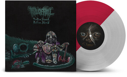 Full of Hell - Broken Sword, Rotten Shield LP (10-Inch Vinyl, Colored Vinyl, Red, Silver)  (Preorder: Ships June 20, 2025) ; VINYLGLOB