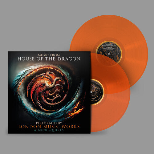 Music From House Of The Dragon - Orange Vinyl 2LP (United Kingdom - Import, Colored Vinyl, Orange)  (Preorder: Ships June 20, 2025) ; VINYLGLOB