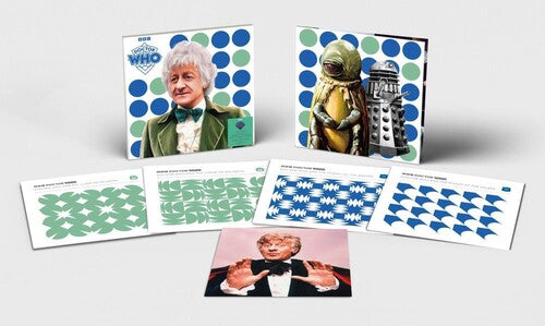 Doctor Who - Jon Pertwee Collection - 4LP Boxset on 140-Gram Green & Blue Colored Vinyl (United Kingdom - Import, Oversize Item Split, Boxed Set, 140 Gram Vinyl, Colored Vinyl, Green, Blue)  (Preorder: Ships July 04, 2025) ; VINYLGLOB