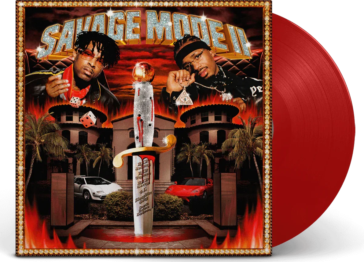 21 Savage & Metro Boomin - Savage Mode II LP (Red Vinyl) [Vinyl]