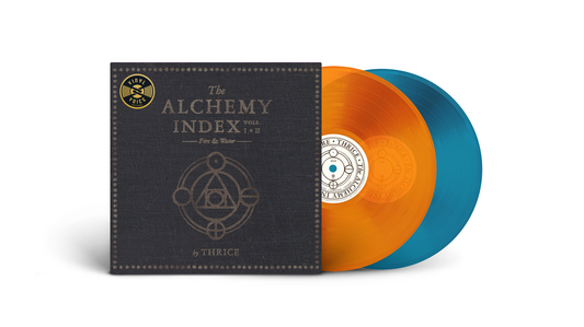 Thrice - The Alchemy Index, Vols. 1 & 2: Fire & Water 2LP (45 RPM, Orange & Blue Colored Vinyl) (Preorder: Ships December 5, 2025) ; VINYLGLOB